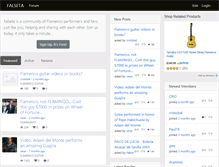 Tablet Screenshot of falseta.com